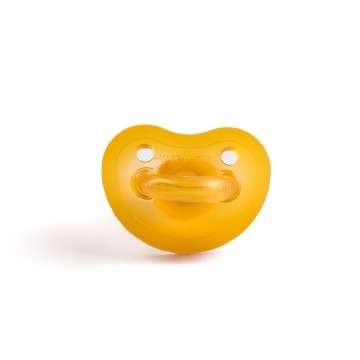 Ciuccio caucciù ciliegia - M 6/12 mesi, baby pop 