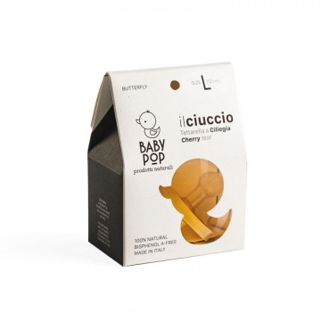 Ciuccio caucciù ciliegia - L 12+ baby pop 