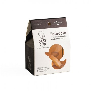 ciuccio anatomico in caucciù - baby pop 