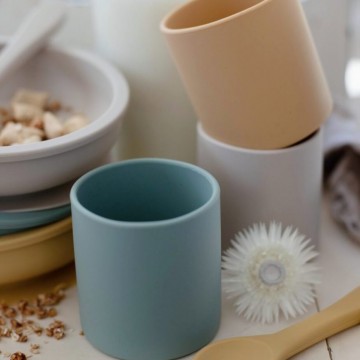 Tazza in  Silicone  babyLivia - Turchese