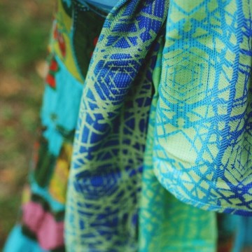 Fascia Portabebé Verde Abisso Tg 6 Little Frog 