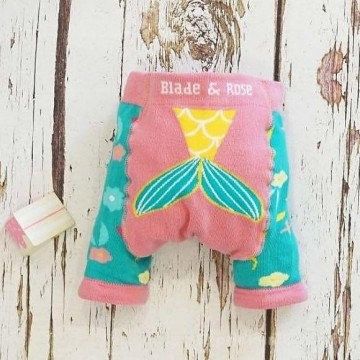 Leggings Corti Sirena 0/6 mesi Blade & Rose
