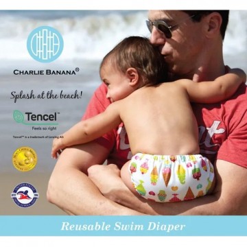 Costume Contenitivo Ananas diaper S (4,5-6,5 kg)  Charlie Banana 