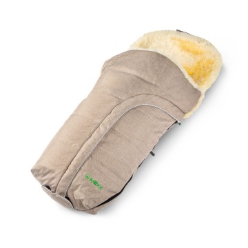 Coprigambe in pelle di agnello Cortina Beige Fellhof  