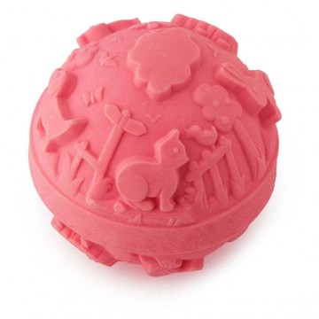 palla mondo in lattice rosa