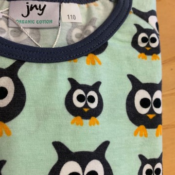 maglia manica lunga - fantasia gufi 104