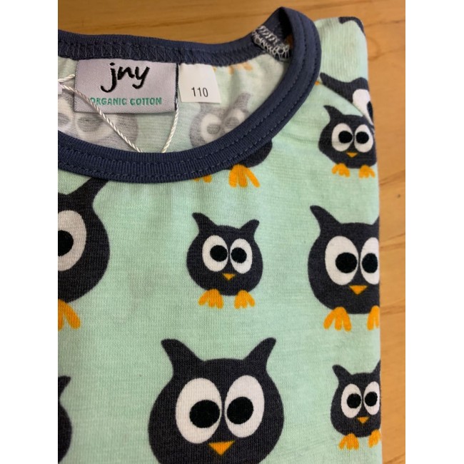 maglia manica lunga - fantasia gufi 104