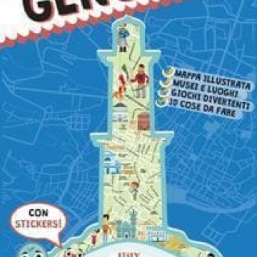 mappa di genova illustrata  italy for kids 