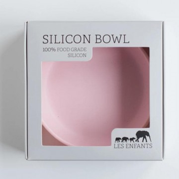 ciotola in silicone rosa 