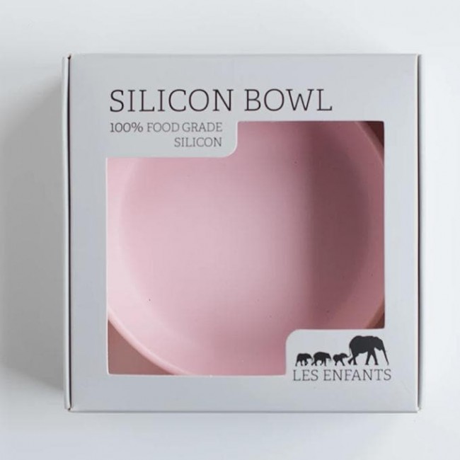 ciotola in silicone rosa 