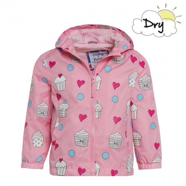 impermeabile magico cambiacolore! - cupcake  3 - 4 anni