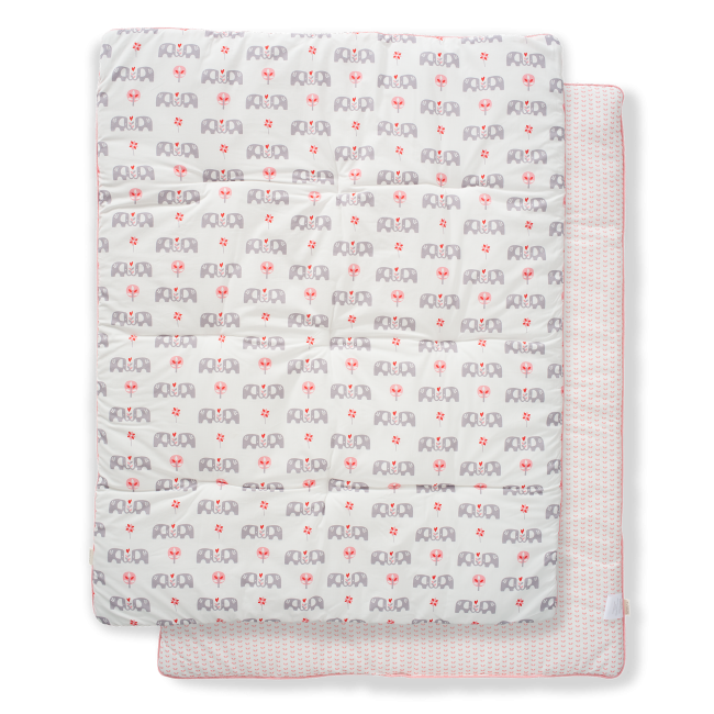 trapunta morbida elefanti rosa 