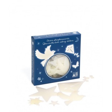 in the sky - decorazioni fluorescenti 62 pezzi 