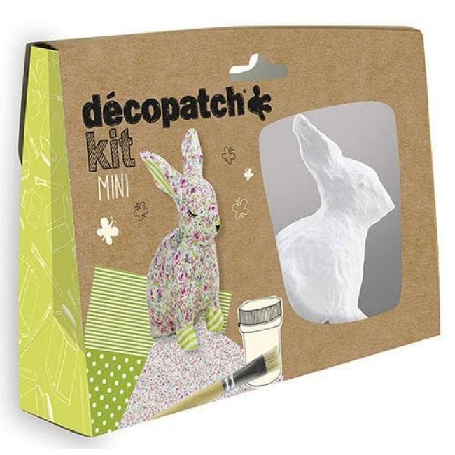 kit decoupage mini coniglio 