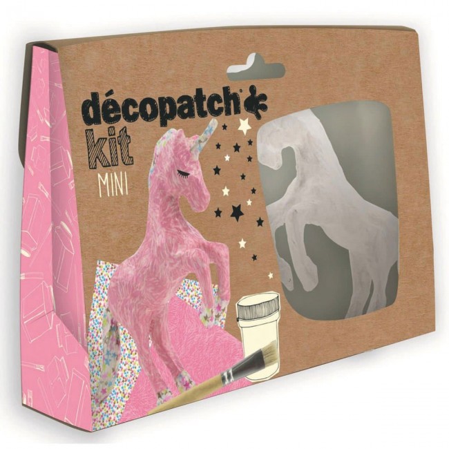 kit decoupage mini unicorno 