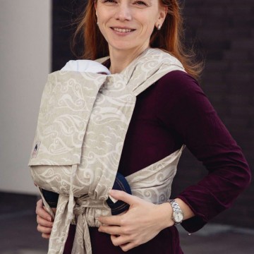 half buckle regolabile ozeana in lino 