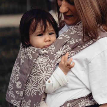 half buckle regolabile blossomo taupe 