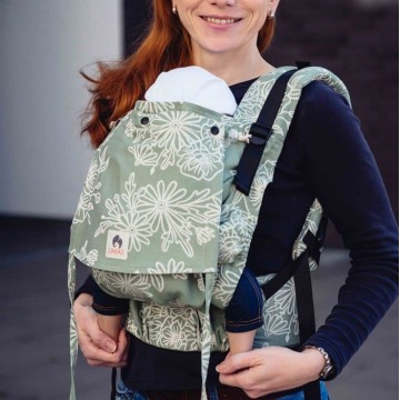 marsupio regolabile flex - green lilly 