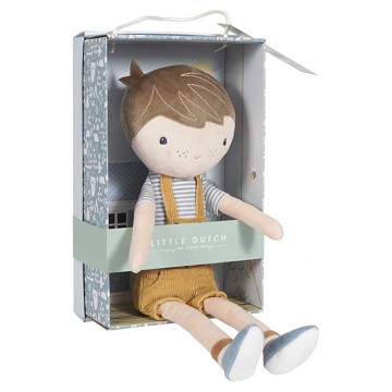 piccolo-olandese pop-jim peluche 10cm marrone  little duch 