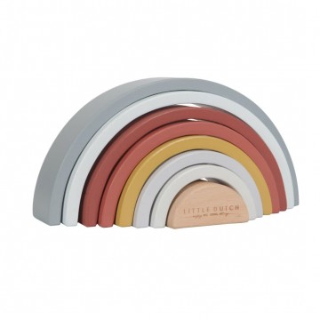 arcobaleno in legno da impilare 