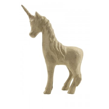 figura in cartone unicorno 21 cm. 