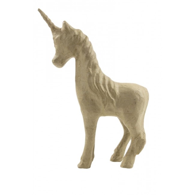 figura in cartone unicorno 21 cm. 