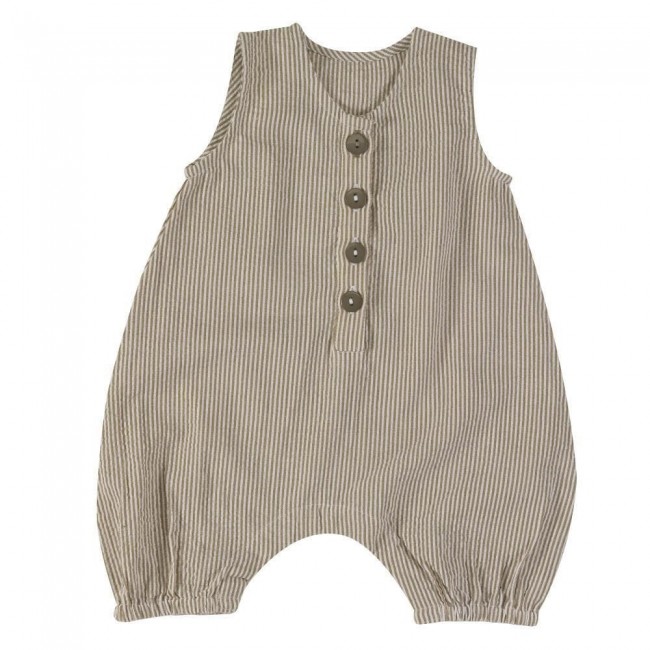 baby all in one seersucker verde 6-12 mesi