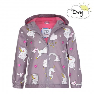 impermeabile magico cambiacolore! - unicorno  3 - 4 anni