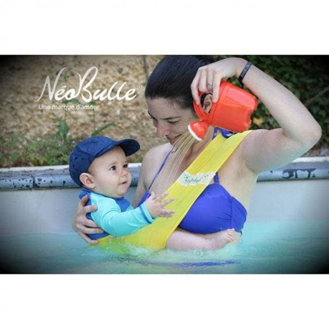 fascia porta bebé tubolare  per attività  acquatiche - blu l