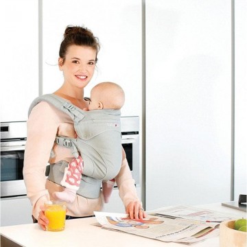 marsupio ergonomico regolabile flexia grey 