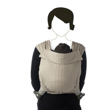 mei tai bb tai warme taupe jacquard 