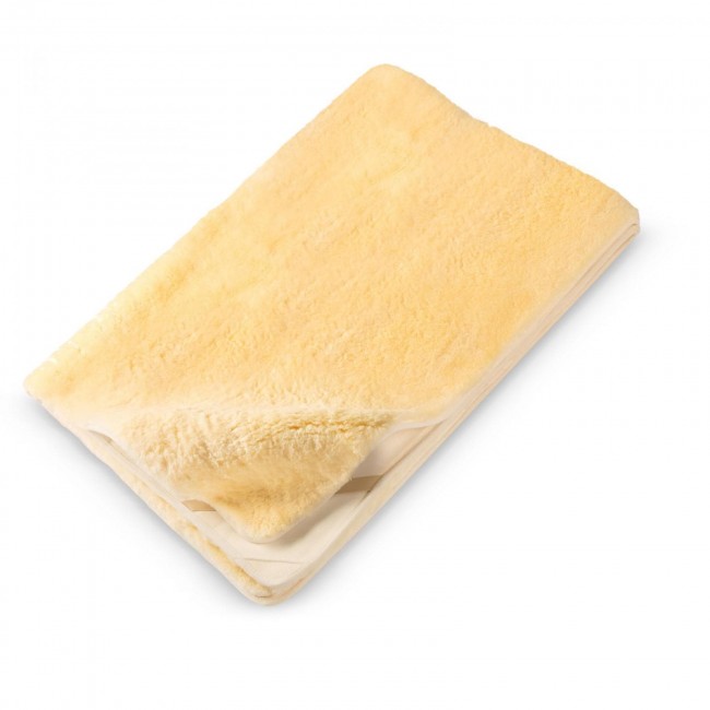 coprimaterasso in pelle di agnello patchwork 90x190 