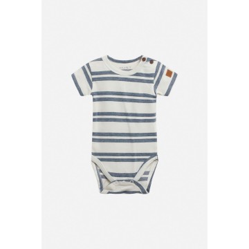 body maniche corte bob blu 86 cm.