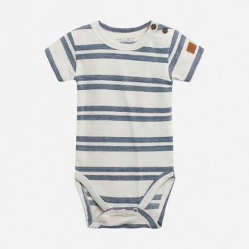 body maniche corte bob blu 86 cm.