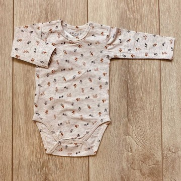 body foglie ecrù 56