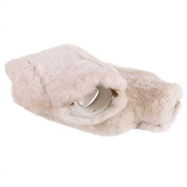 boule ricoperta con pelle di agnello piccola 20x28 cm. 