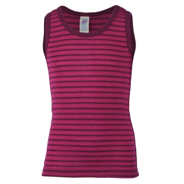 canottiera lana e seta rigata orchidea 164 engel 