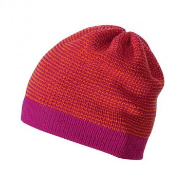 cappello in lana tessuta beanie berry melange misura 1
