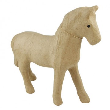 figura in cartone cavallo 28 cm. 