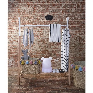 appendiabiti tipi per bambini in legno di faggio 