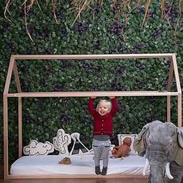 casetta montessoriana legno di faggio massello - 200x90 cm 