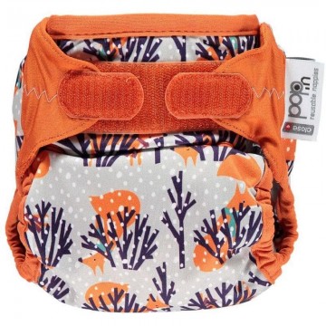 pannolino lavabile bamboo v2 - volpe 