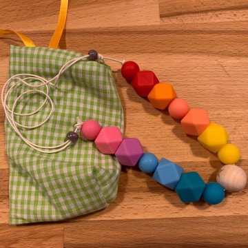 collana allattamento - arcobaleno 