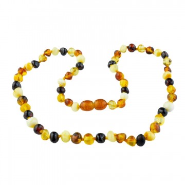collana ambra - multicolore 