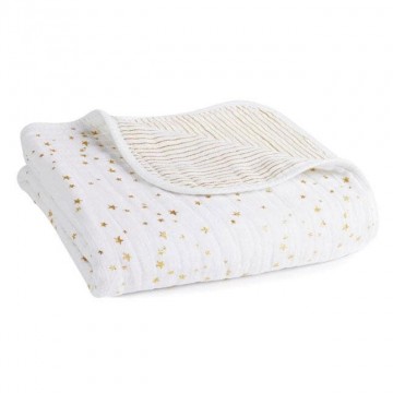 copertina dream blanket - metallic gold 