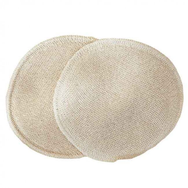 coppette assorbilatte lavabili in seta/lana e seta 