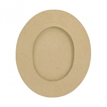 figura in cartone cornice ovale piccola 