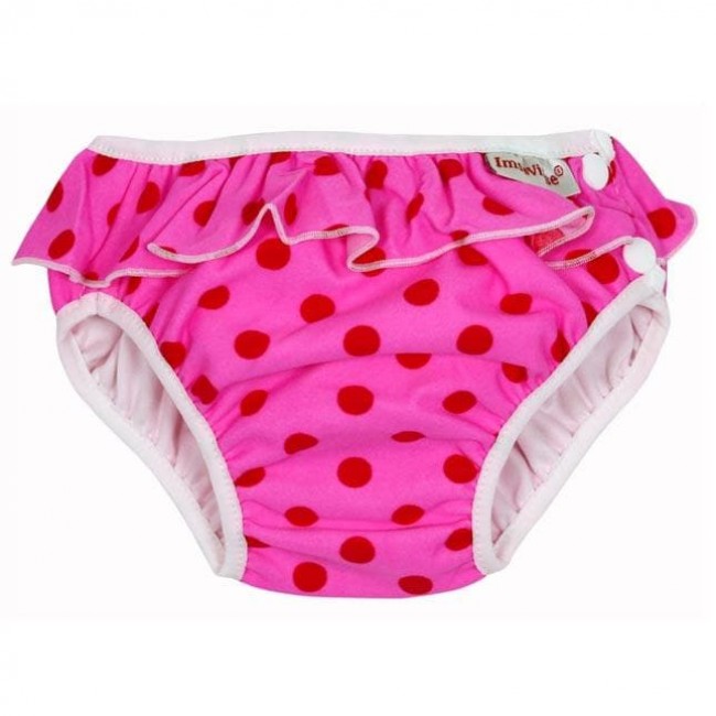 costume contenitivo pink dots 9 - 12 kg.