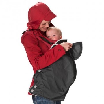 cover impermeabile per marsupio, mei tai e fascia grigio