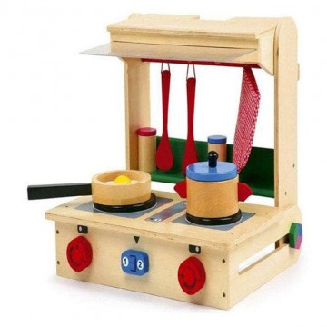 cucina nella valigetta in legno design 